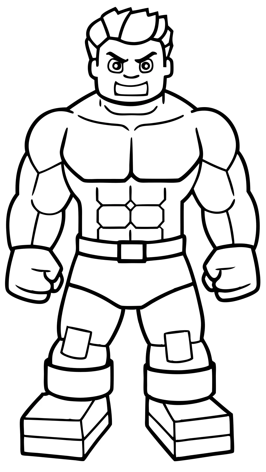 lego hulk coloring pages